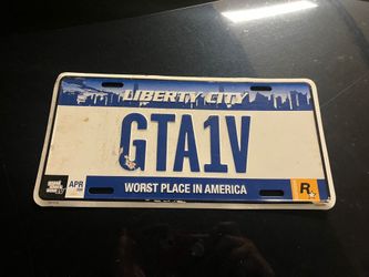 GTV licene plate limited edition