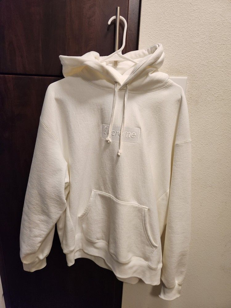 White Supreme Hoodie