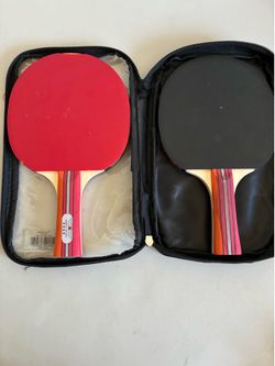 Ping pong paddle set