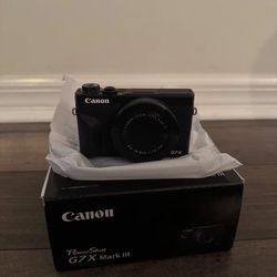 Canon PowerShot G7X Mark III  20.1MP f/2.8 Digital Camera - Black
