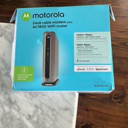 Motorola Cable Modem Plus WiFi Router