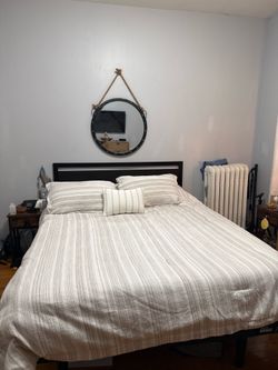 Queen size Bed frame, no Mattress