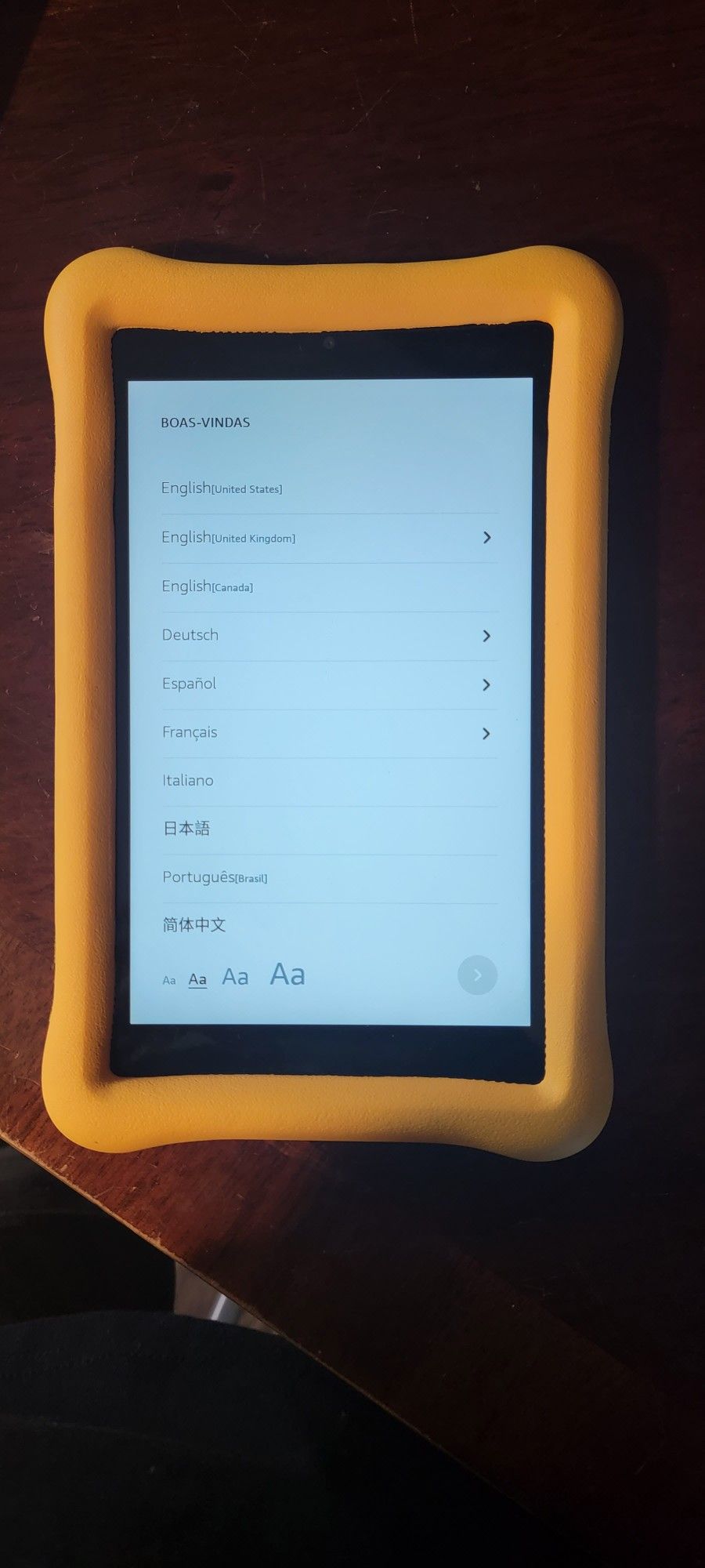 Amazon Fire Tablet HD 8" Display with case