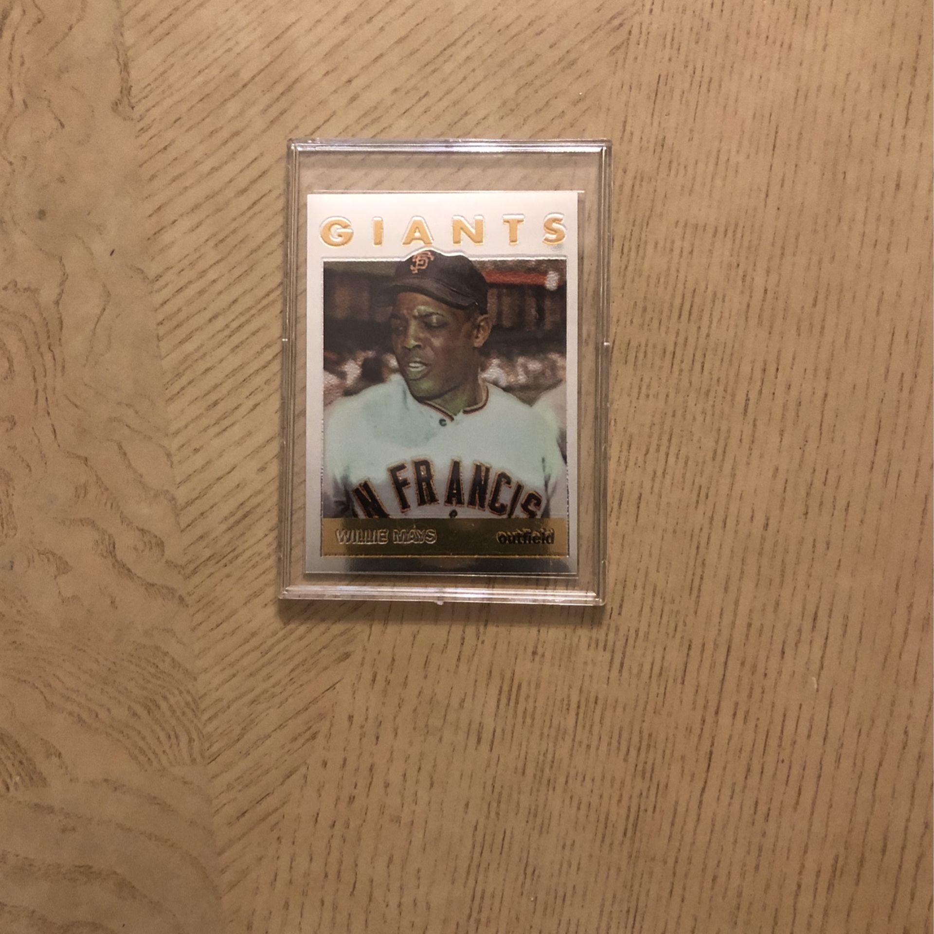 Vantage Baseball Card Willie Mays