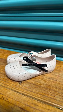 NEW Mini Melissa Girls Shoes Light Pink Bow Size 11