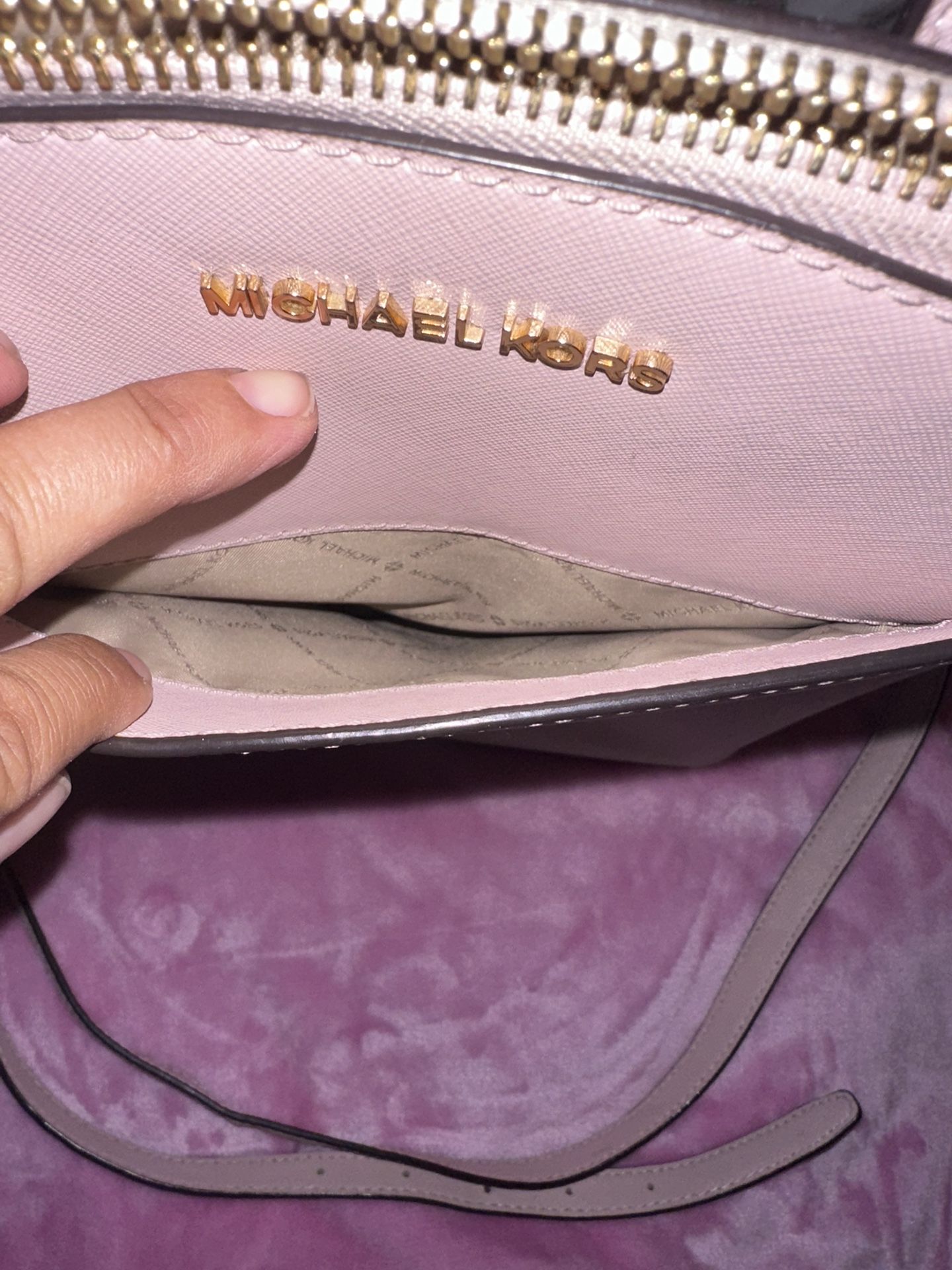 Michael Kors Pink Backpack
