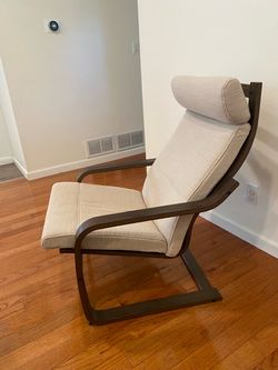 IKEA POÄNG Armchair with Headrest