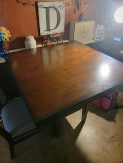 Table and 4 chairs
