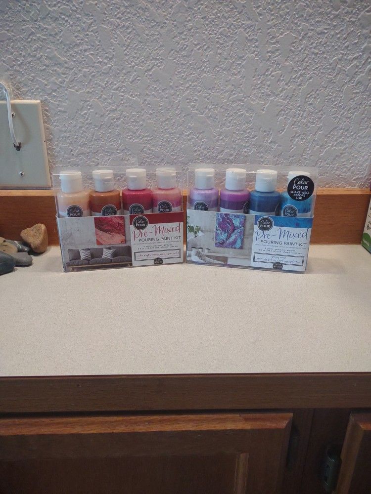 Pre Mixed Paint Pouring Kit