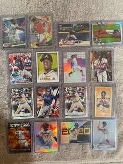 Braves/Acuna baseball card bundle