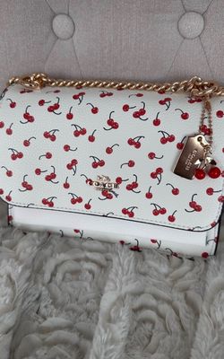Coach Cherry Print Crossbody Bag