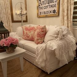 Pottery Barn Slipcover Couch Sofa