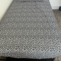 Like New Twin Bed Frame and Memory Foam Mattress 