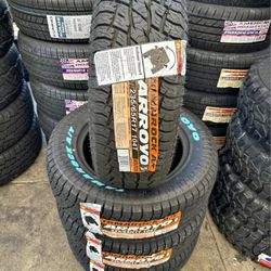 235/65R17 Arroyo A/T Set Of 4 New Tires 