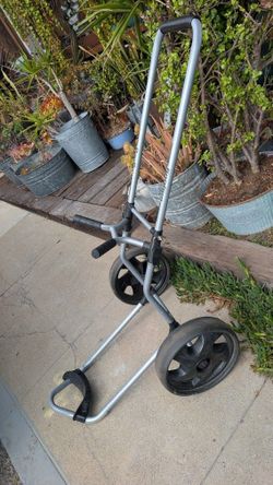 Bagboy Golf Bag Cart Golfing Caddie Dollie Caddy Rolling Large Dual Tube Bag Boy