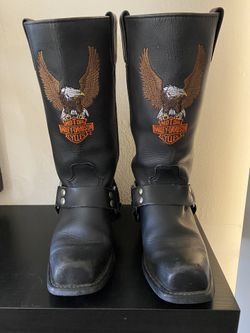 Vintage Harley Davidson Leather Boots $125.00 OBO