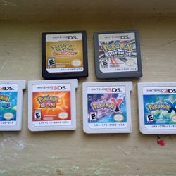 Nintendo 3DS And DS Games  (Pokemon)