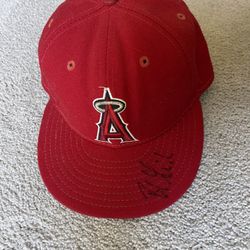 Bobby Grich autographed Anaheim Angel hat. 59Fifty 7-1/8
