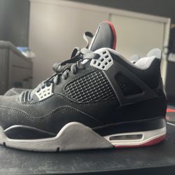 Jordan 4 BRED size 12