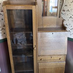 Antique Hutch Or Display