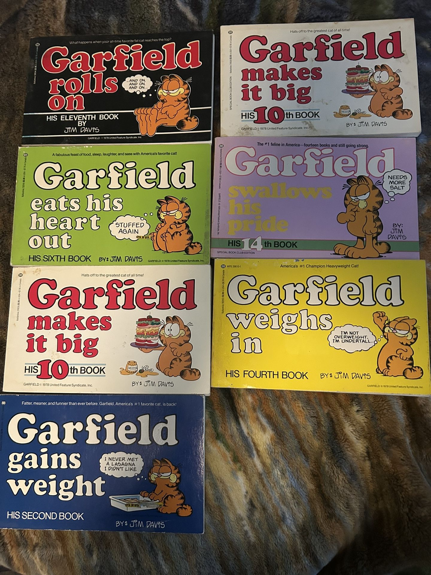 Garfield Collectors Books  From 1978