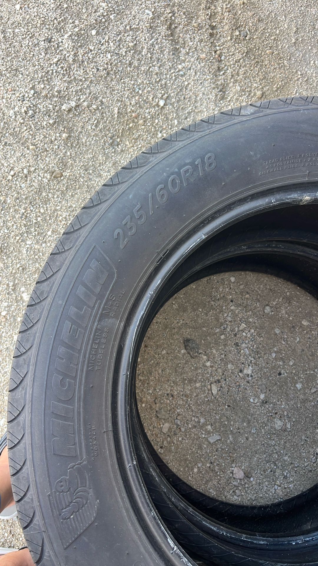 4 (four) Used Tires