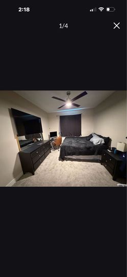 King bed Bedroom set  and dressers