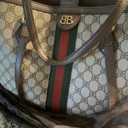 Gucci X Balenciaga BB Monogram Ophidia Medium Shopping Tote The Hacker Project
