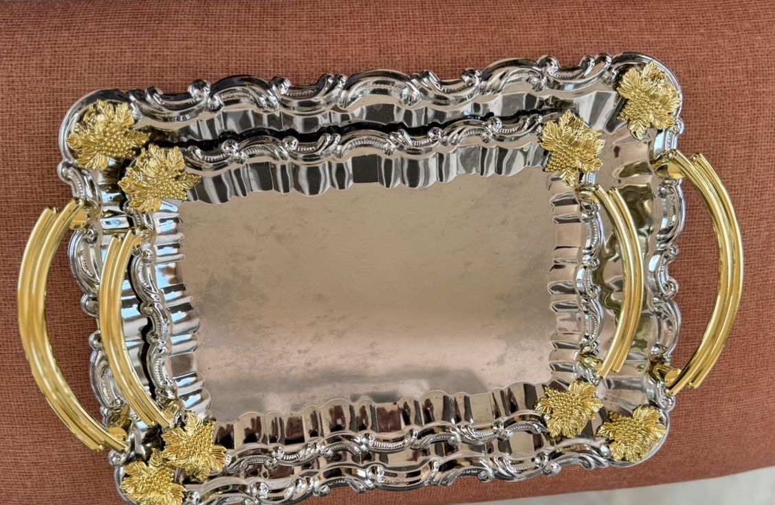Silver Tray - Set Of Two