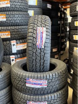 275/60/20 American AT 4 NEW TIRES INSTALLED AND BALANCED INCLUDED