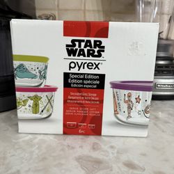 NEW- Star Wars Pyrex Special Edition Glass Storage