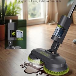 EOUS LED Cordless Electric Mop,