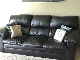 Leather couch