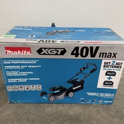 Makita 40V max XGT Brushless Cordless 21 in. Walk Behind Self-Propelled Commercial Lawn Mower Kit (4.0Ah) $999 plus tax at Home Depot Will do free del