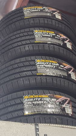 215/45/17 Set Of 4 Blackhawk