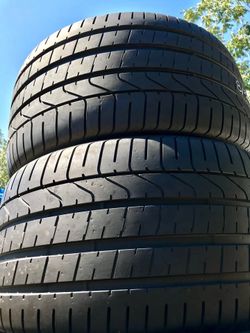 90% LIFE (2) Pirelli 305/30R20 P ZERO Used 305 30 20 Tires 305/30/20