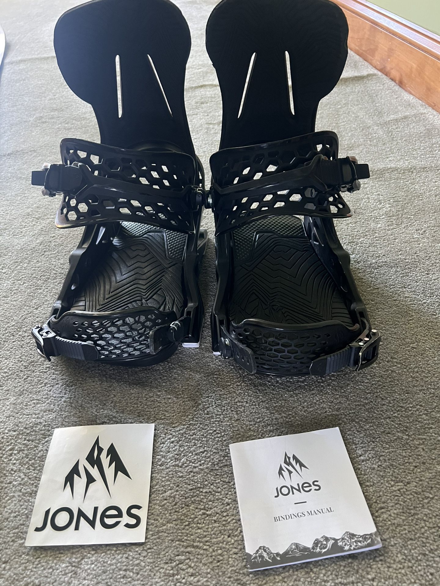 JONES MERCURY MEN'S SNOWBOARD BINDINGS BLACK LARGE (10-13) '22