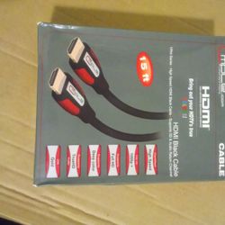 mple 15ft  HDMI Black Cable