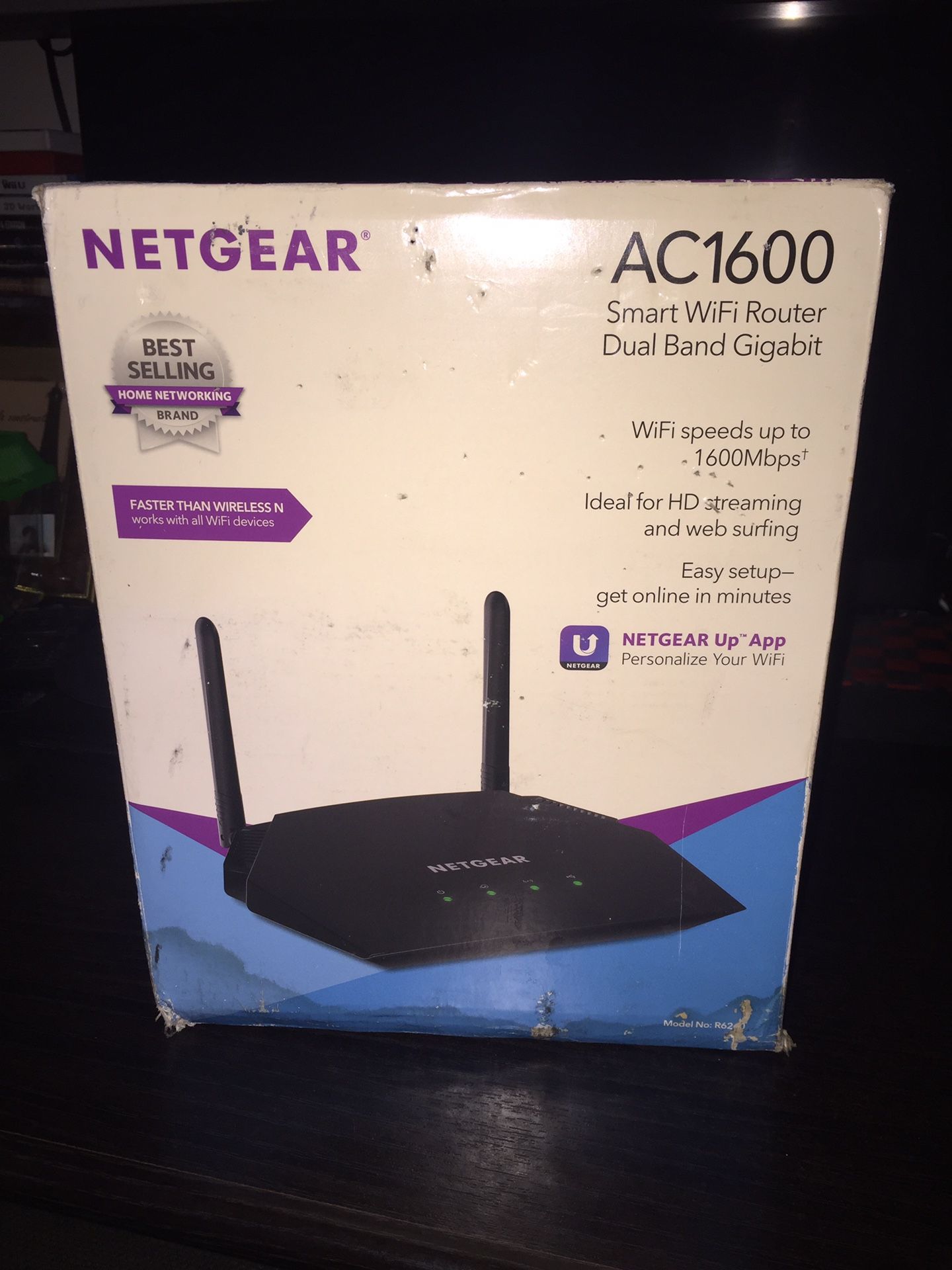 NETGEAR AC1600 Smart WiFi Router - Dual Band Gigabit