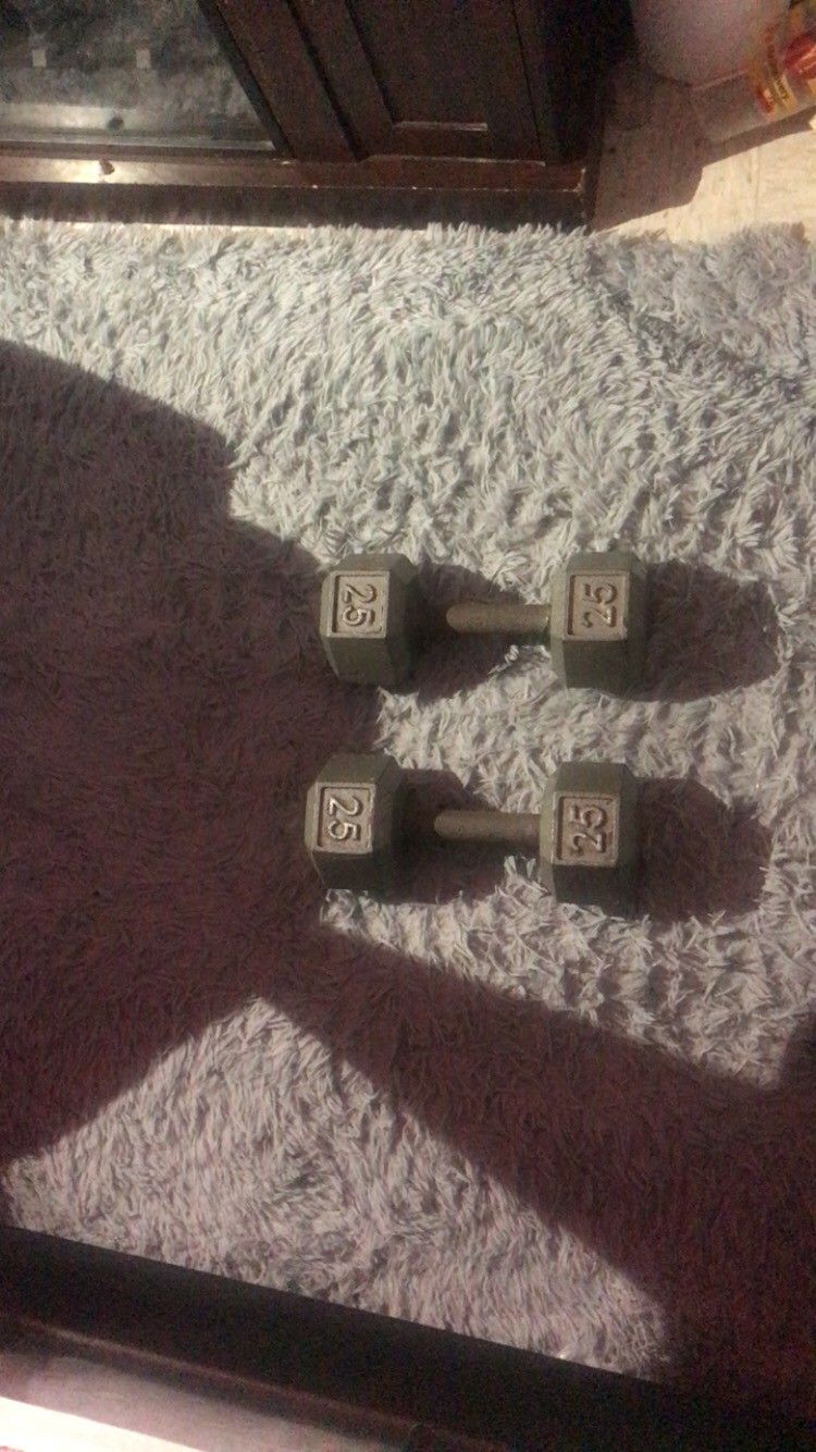 25 Weight Dumbells