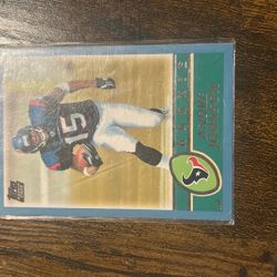 Andre Johnson 2010 Rookie Topps Card