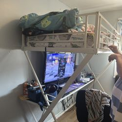 Loft Twin Bed Frame And Desk