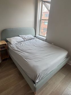 Queen Bed and Queen Bed Frame