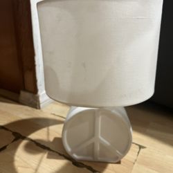 New Pillowfort Peace Table Lamp 