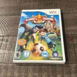 Academy Of Champions Soccer For Nintendo Wii