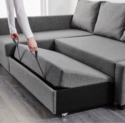 Gray Sectional Sofa with Storage Chaise