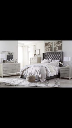 Queen size Ashley bedroom set available in king @wholesale furniture center 25 W 39th Street Kansas City mo 64111 39th and Main Street next to cvs
