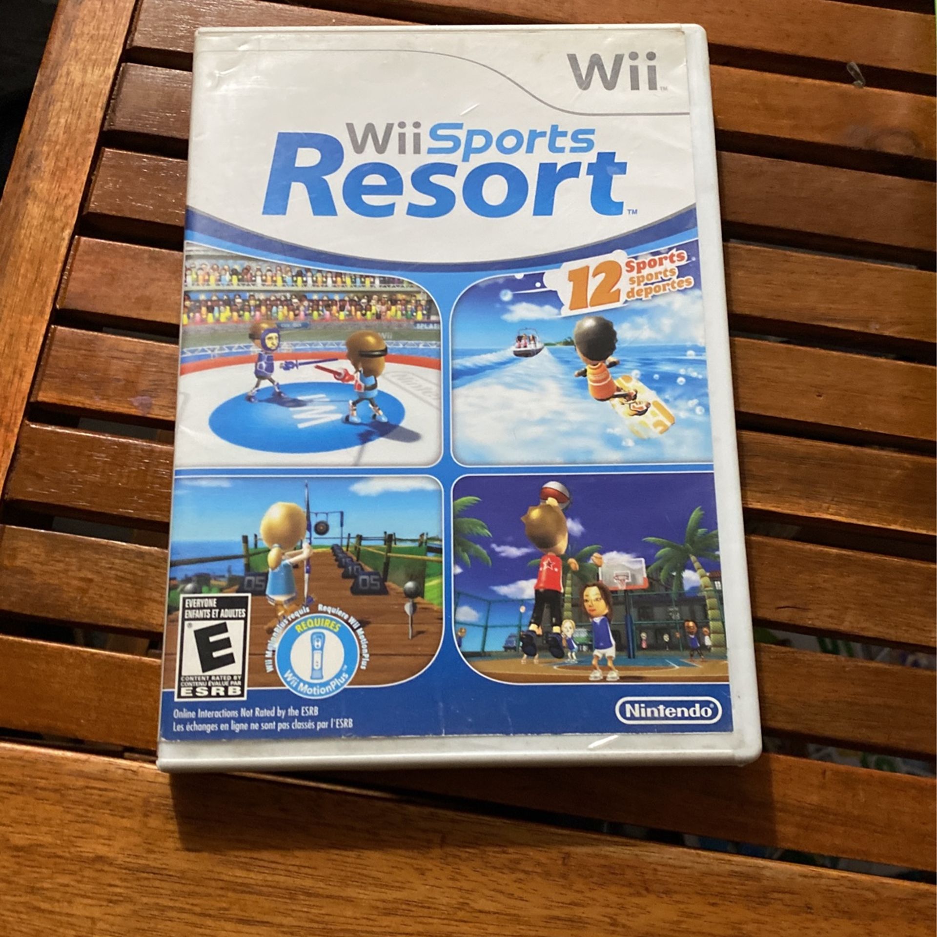 Nintendo WII Sports Resort Game With Book