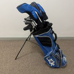 Complete Golf Set: Driver, Wood, Hybrid, Irons, Putter,  bag, Ect. Left Handed