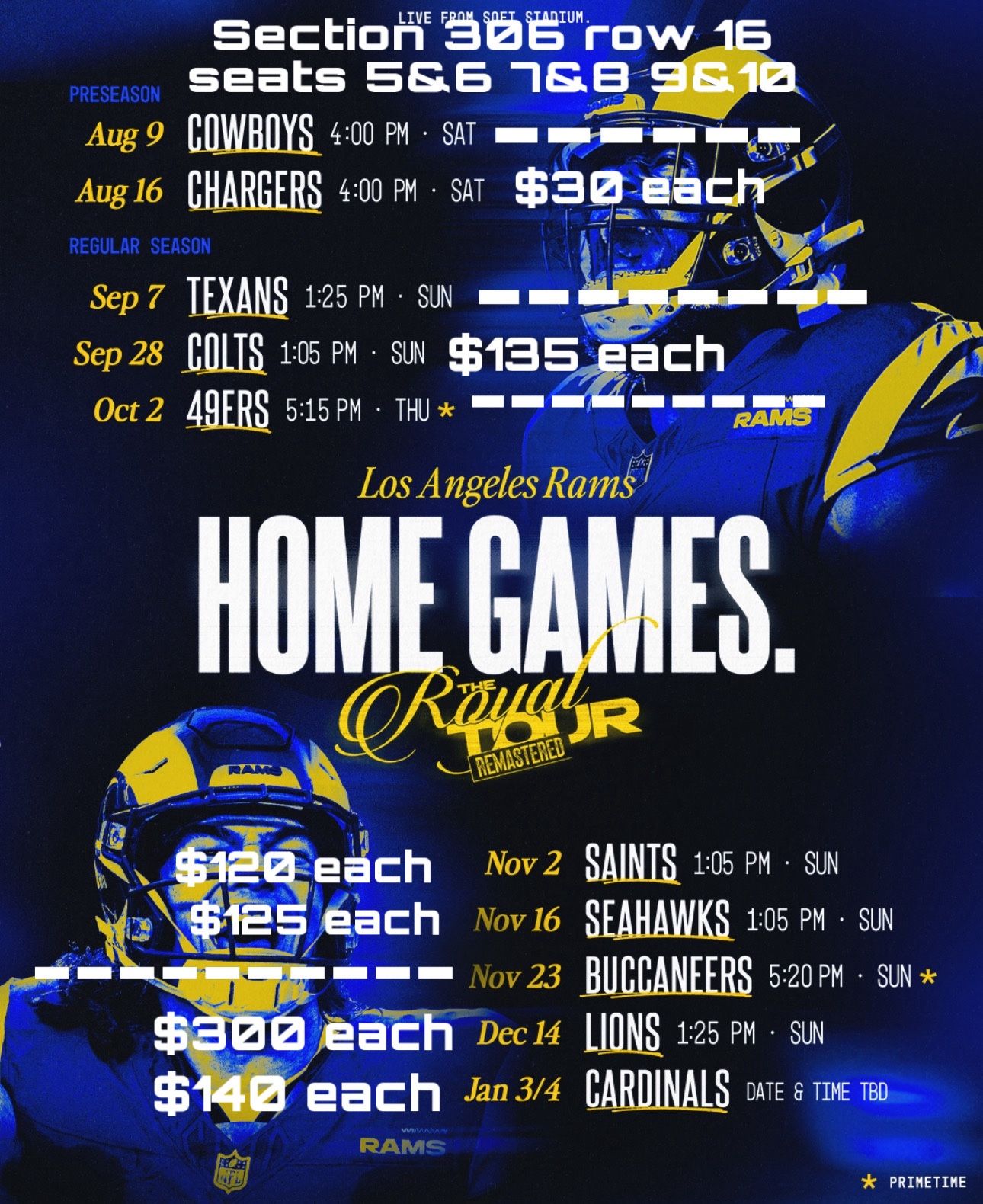 La Ram Tickets